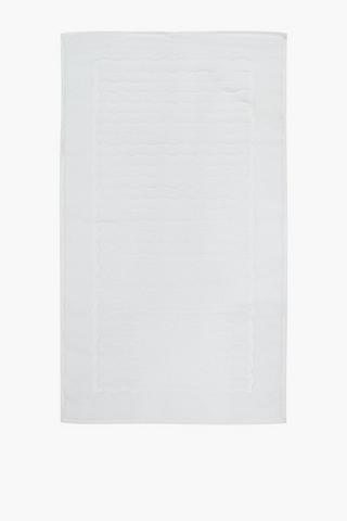 Premium Cotton Wave Textured Twist Bath Mat, 50x80cm