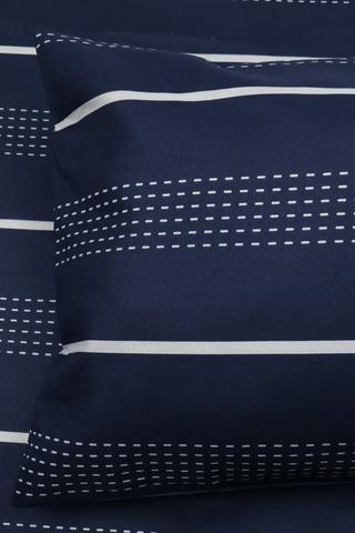 Soft Touch Printed Stripe Pillowcase