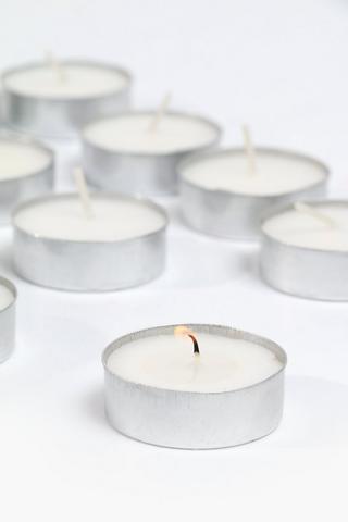 Sea And Citrus Salt Tealight Candles, 30's