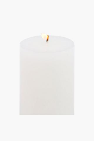 Wild Flower And Cotton Candle, 6x10cm