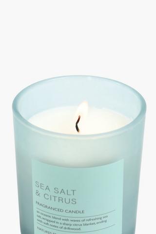 Sea And Citrus Salt Glass Candle,160g