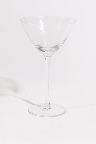 Carousel Ribbed Cocktail Glass