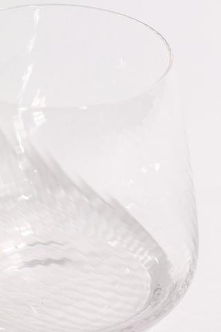 Carousel Ribbed Stemless Glass
