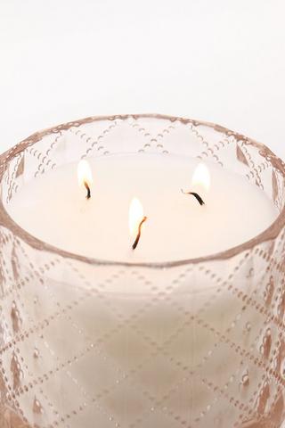 Diamond Glass Candle, 340g