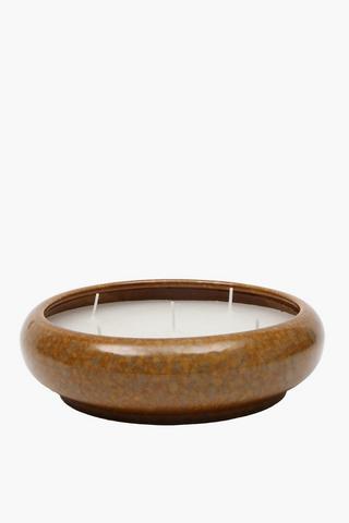 Ceramic Citronella Candle, 19x5cm