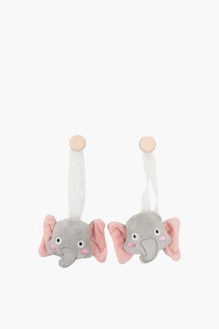 2 Pack Ellie Kids Magnetic Curtain Tie Backs