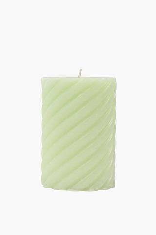Verbena Swirl Candle, 7x10cm