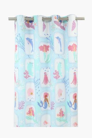 Microfibre Glow Samantha Mermaid Eyelet Curtain, 140x225cm