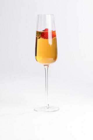 4 Pack Ribbed Champagne Flutes