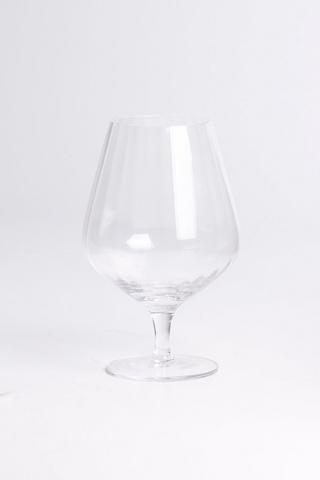 4 Pack Ribbed Stemmed Glasses