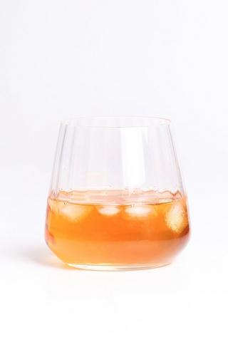 4 Pack Ribbed Whiskey Glasses