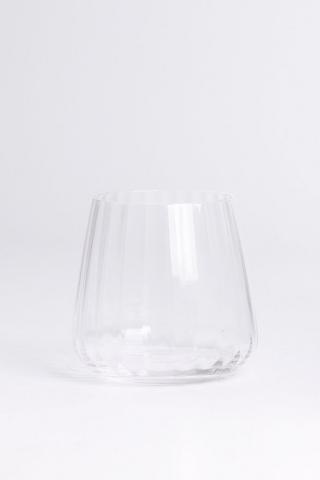 4 Pack Ribbed Whiskey Glasses