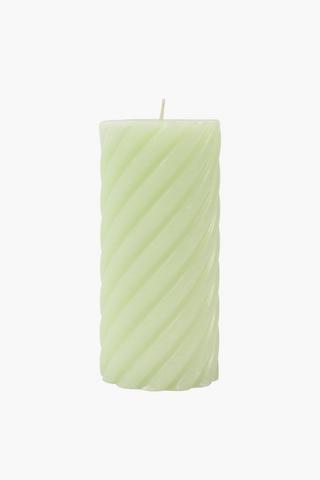 Verbena Swirl Candle, 7x15cm