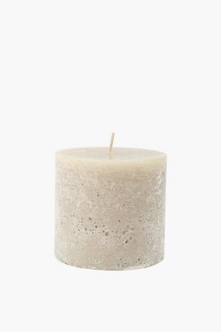 Rustic Sandalwood Candle, 7x7,5cm