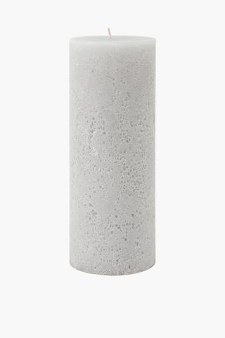 Basil Rustic Pillar Candle, 20x7,5cm