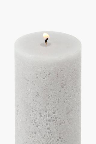 Basil Rustic Pillar Candle, 20x7,5cm