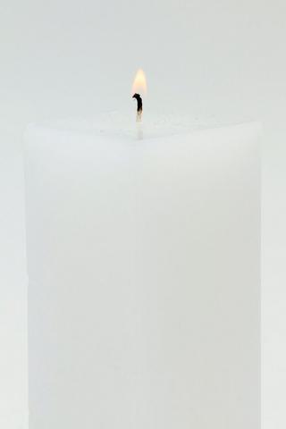 Square Pillar Candle, 7,5x15cm