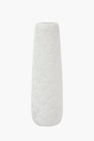 Floral Shell Vase, 11x35cm