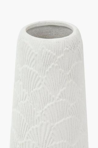 Floral Shell Vase, 11x35cm