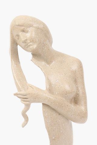 Hair Twirl Femme Statue, 11x36cm