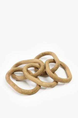 Paulowna Wooden Chain, 80cm