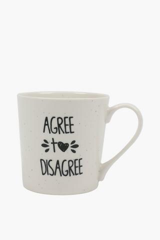 Script Stoneware Mug