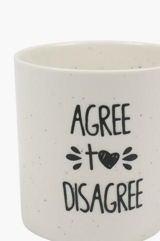 Script Stoneware Mug