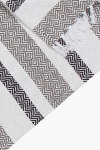 Woven Blend Debe Tassel Rug, 45x65cm