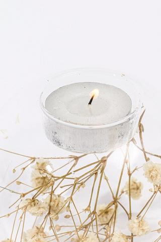 Baby's Breath Tealight Holder, 10x9cm
