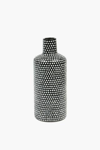 Spotted Ceramic Vase, 16x40cm