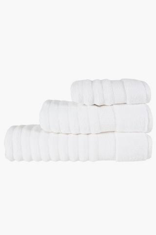 Zero Twist Ripple Towel Extra Large Bath Sheet