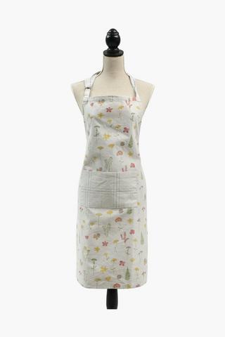 Beautfort Floral Cotton Apron