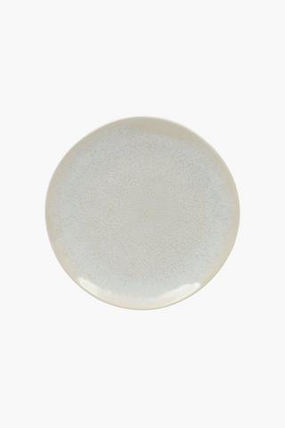 Glaze Snow Stoneware Dinner Plate