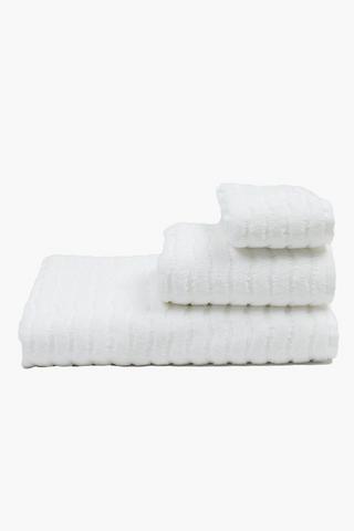 Premium Cotton Textured Wave Twist Bath Sheet