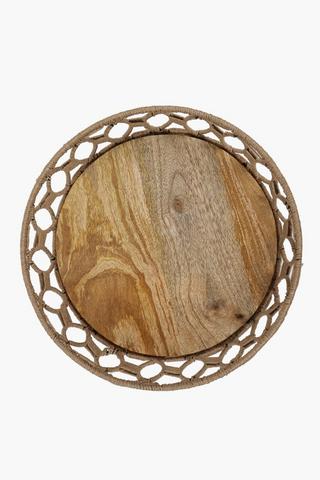 Wooden Rope Fruit Bowl