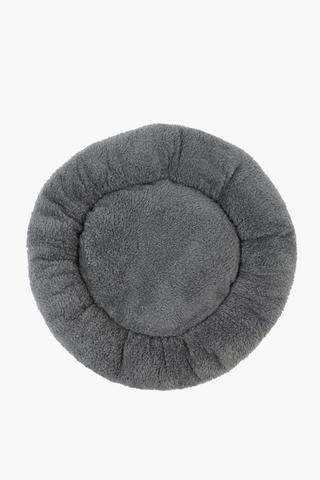 Sherpa Round Pet Bed, 70cm