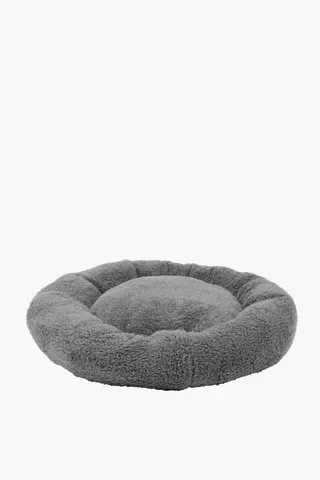 Round Sherpa Pet Bed, 40cm