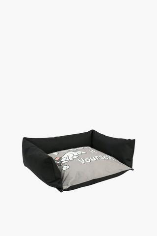 3 Sided Script Pet Bed Medium