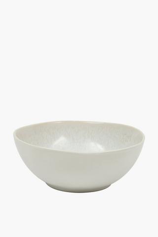 Glaze Snow Stoneware Bowl
