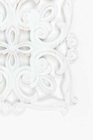 Dimensional Scroll Medallion, 40cm