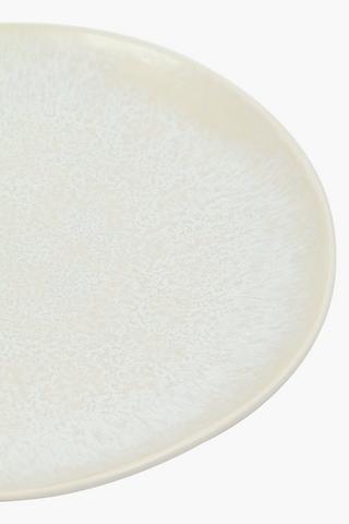 Glaze Snow Stoneware Side Plate