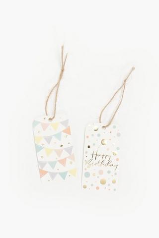 Happy Birthday Gift Tag Set