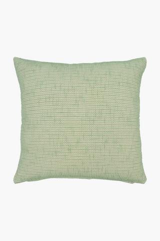 Extra Textured Plain Cotton Scatter Cushion, 60x60cm
