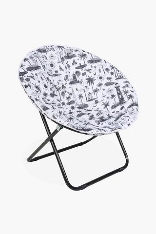 Printed Camp Chair