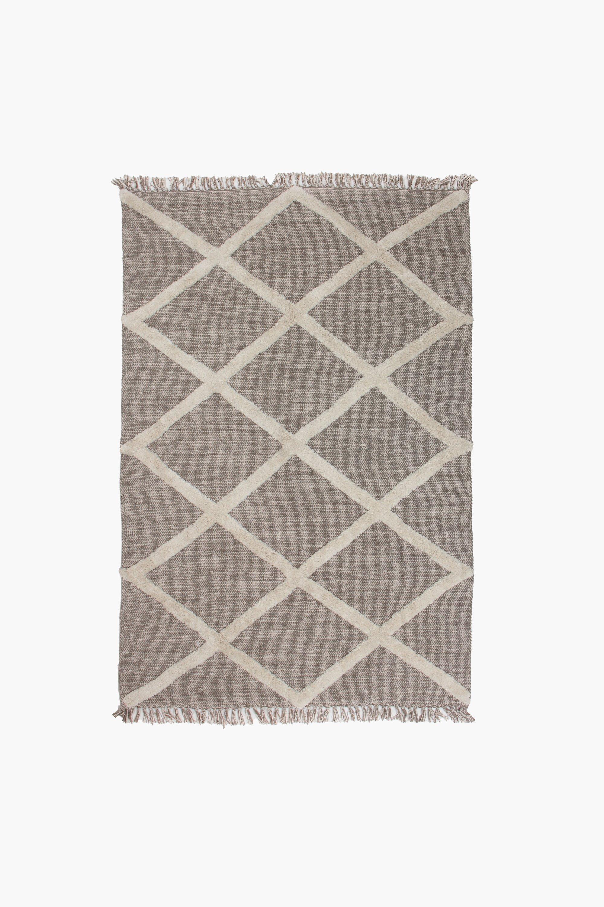 Jacquard Mingle Tex Geometric Rug, 50x80cm