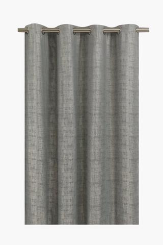 Jacquard Lola Eyelet Curtain, 140x250cm