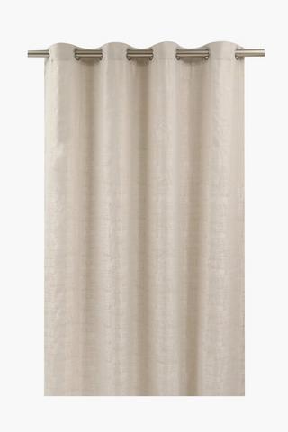 Jacquard Lola Eyelet Curtain, 140x250cm