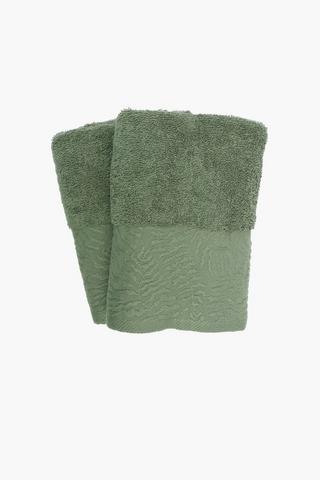 2 Pack Cotton Classic Hand Towel Set
