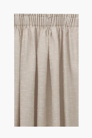 Raindrops Textured Taped Curtain, 230x218cm