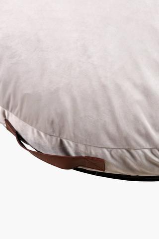 Round Velvet Floor Cushion